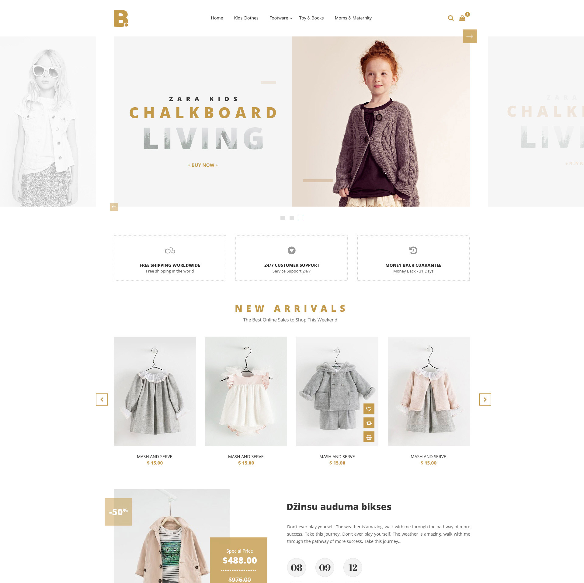 Shopify Online Store, a comprehensive eCommerce platform for our client